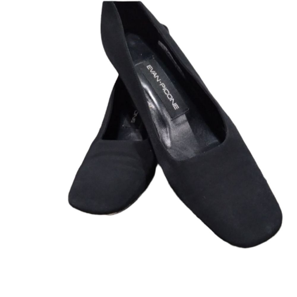 Low block heels, black 9N - Picture 9 of 12